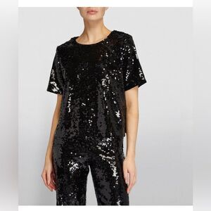 GOOD AMERICAN
Sequin‎ Party T-Shirt Size Small